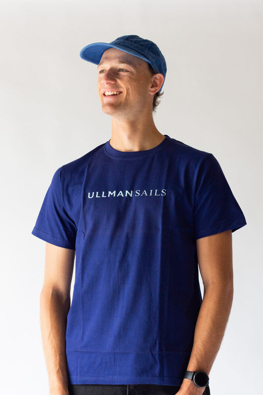 Royal Blue Short Sleeve T-Shirt Maxi Logo - Ullman Gear