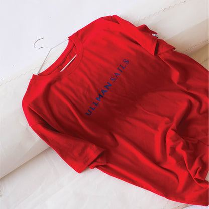 Red Short Sleeve T-Shirt Maxi Logo