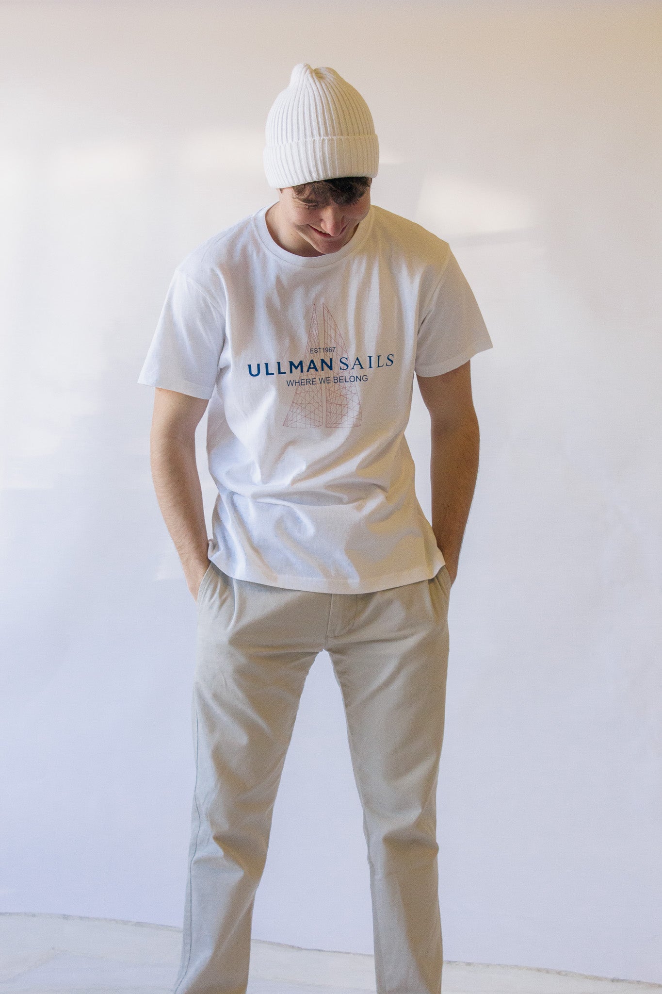 White Short Sleeve T-Shirt Maxi Logo