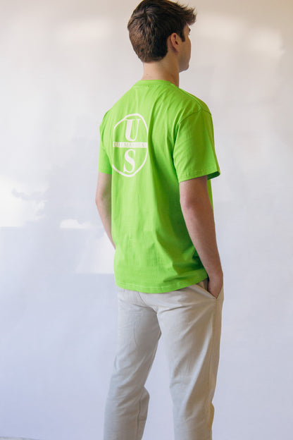 Lime Short Sleeve T-Shirt Maxi Logo